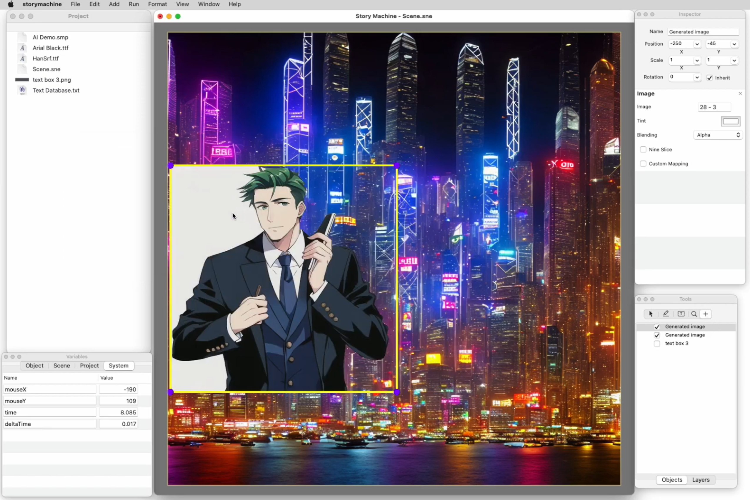 Story Machine egy AI-segéd a játékfejlesztésben az indie alkotók számára