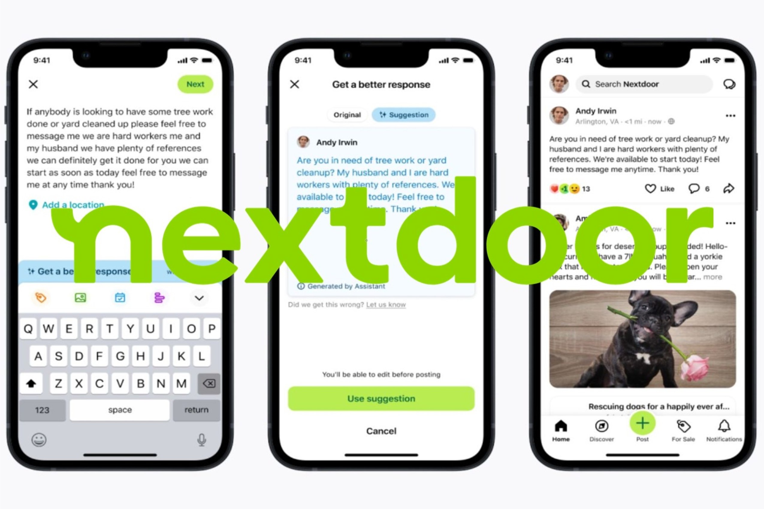 A Nextdoor generatív AI technológiával javítja a felhasználói élményt