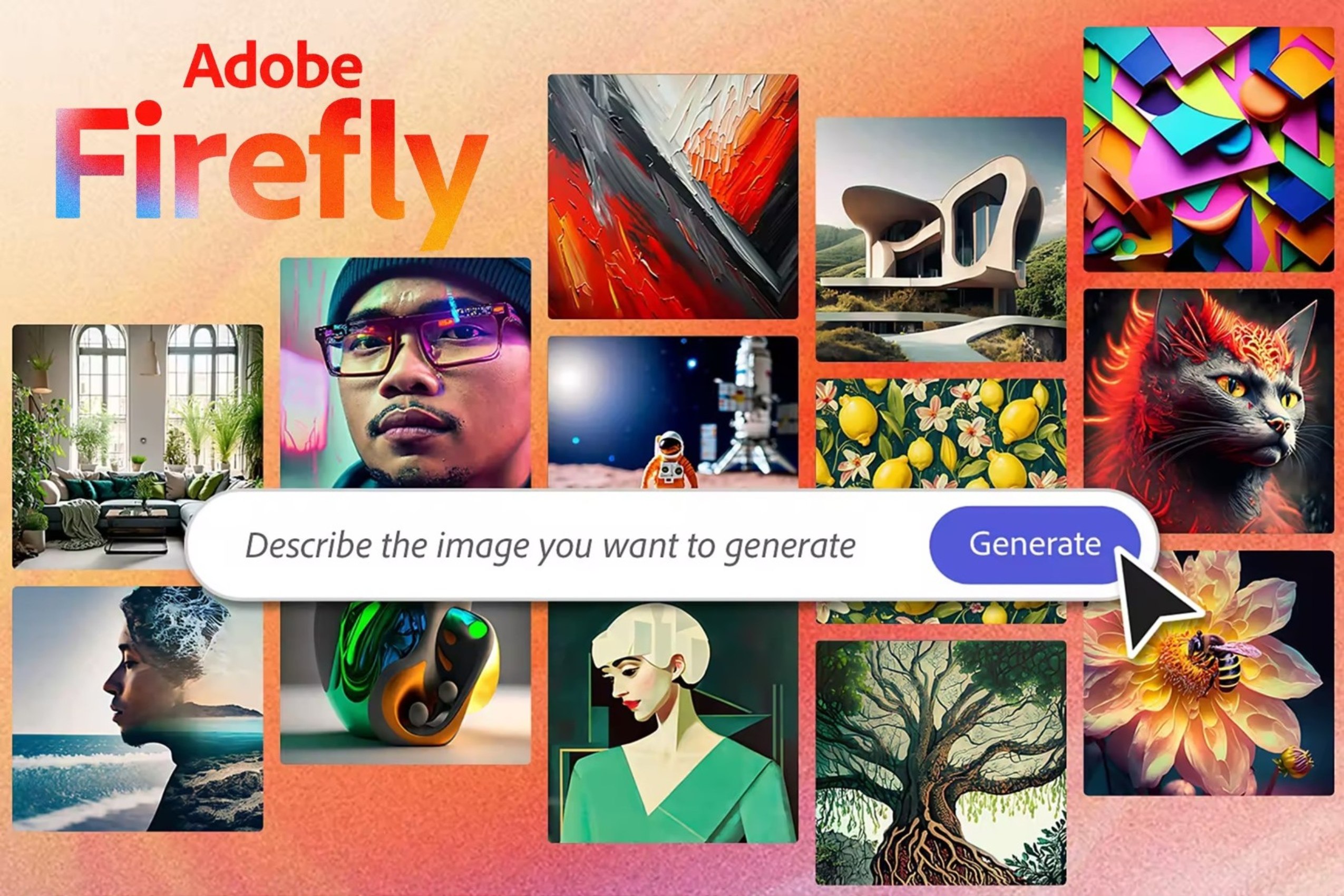 Az Adobe bemutatja az üzleti célú Firefly generatív AI platformot