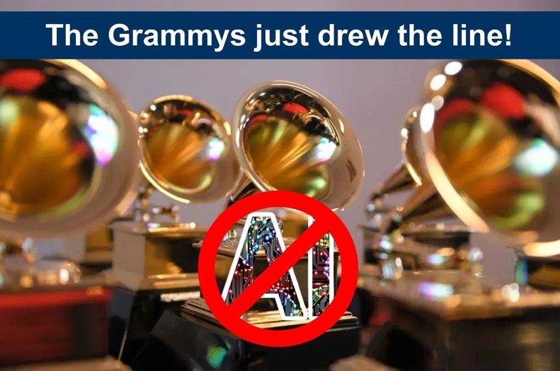 A Grammy most húzta meg a határt a művészek és az AI-által generált zene között