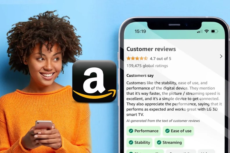 Az Amazon bevezeti az AI-által generált vélemény-összefoglalókat