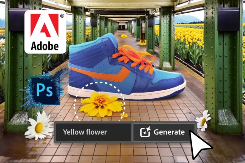 Az Adobe Firefly-alapú AI-eszközökkel indítja el a Photoshop webes verzióját