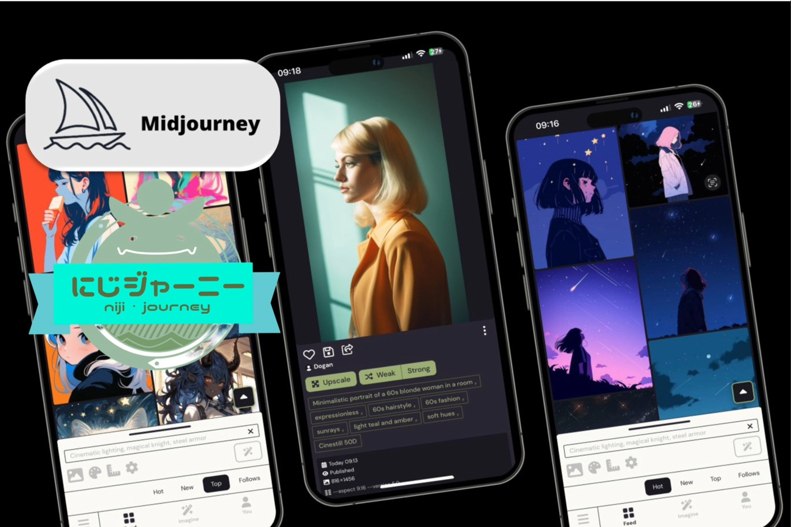 Megérkezett a Midjourney első mobilalkalmazása – Japánba