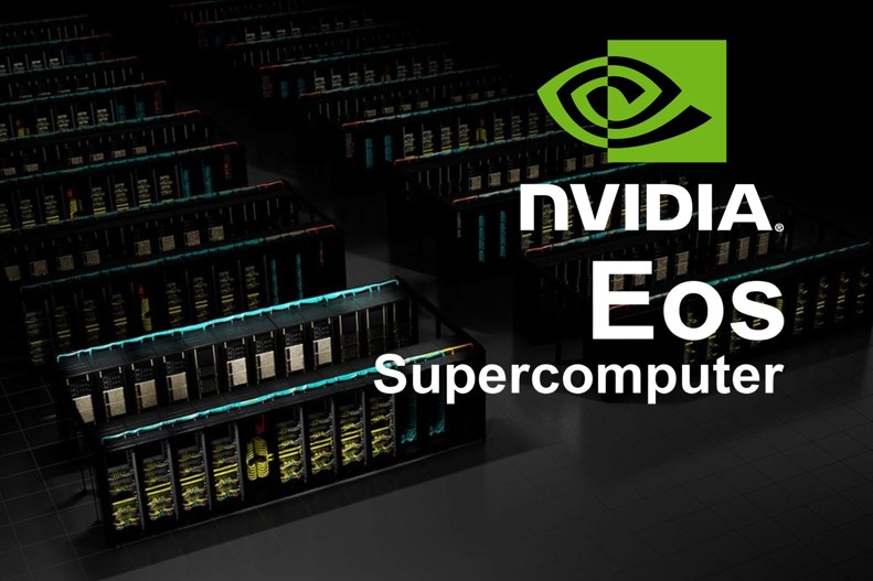 Az Nvidia Eos szuperszámítógépe megdöntötte saját AI képzési benchmark rekordját