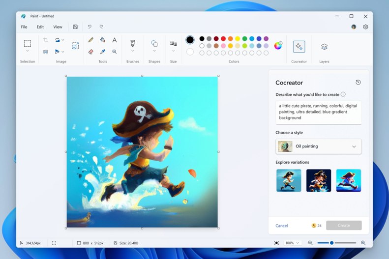 A digitális művészet jövője: A Microsoft integrálja a DALL-E 3-at a Paintbe
