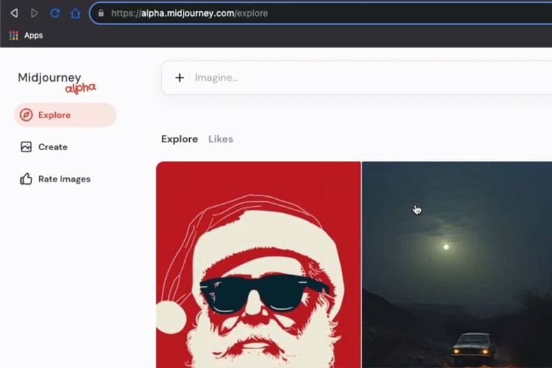 A Midjourney Alpha, a webes képgenerálás új versenyzője