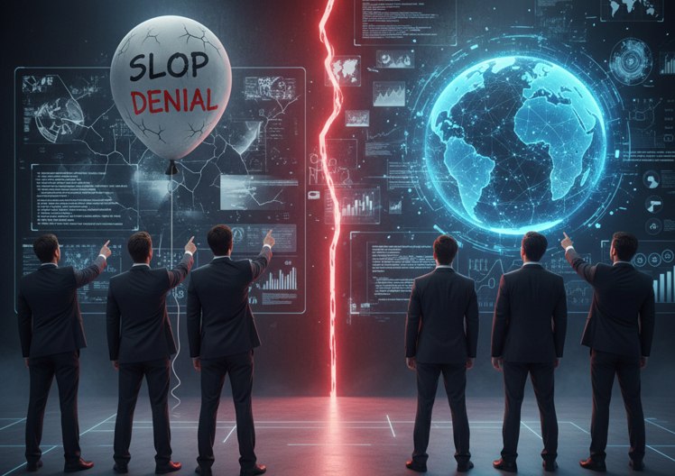 Az AI-tagadás mint vállalati kockázat: tényleg csak digitális moslékot csinál a mesterséges intelligencia?